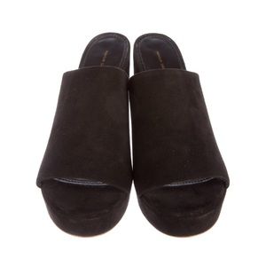 Mansur Gavriel Platform Suede Heels